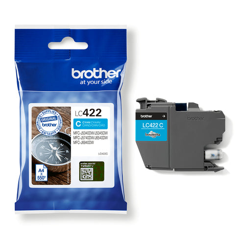 Brother LC-422C ink cartridge 1 pc(s) Original Cyan Brother LC-422C ink cartridge 1 pc(s) Original Cyan